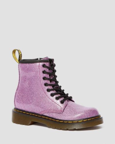 Botas Con Cordones Dr Martens Junior 1460 Glitter Para Niños DR1723M